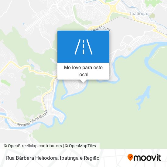 Rua Bárbara Heliodora mapa