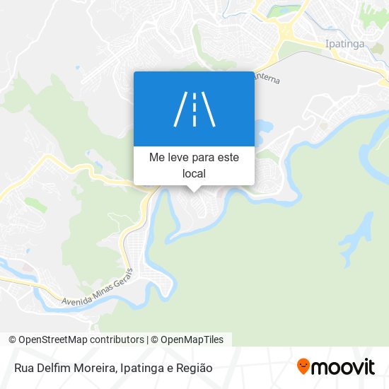 Rua Delfim Moreira mapa