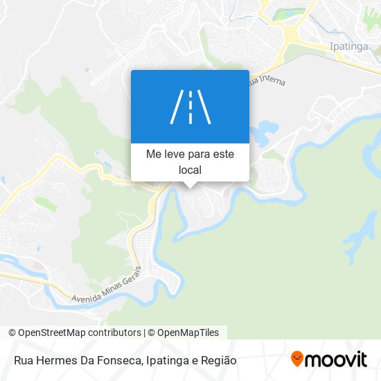 Rua Hermes Da Fonseca mapa