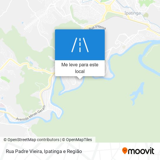 Rua Padre Vieira mapa