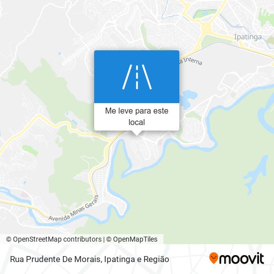 Rua Prudente De Morais mapa