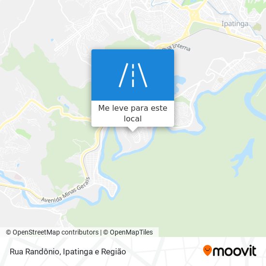 Rua Randônio mapa