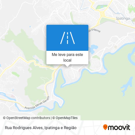 Rua Rodrigues Alves mapa