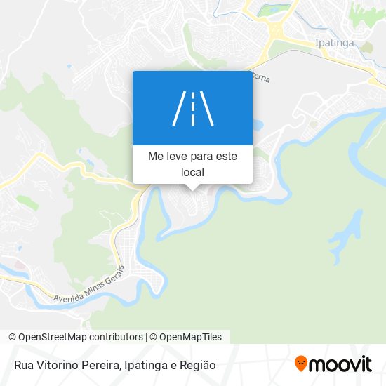 Rua Vitorino Pereira mapa