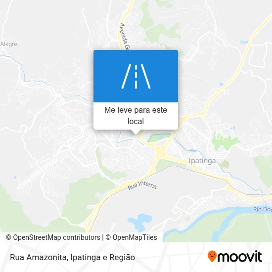 Rua Amazonita mapa