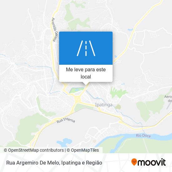Rua Argemiro De Melo mapa