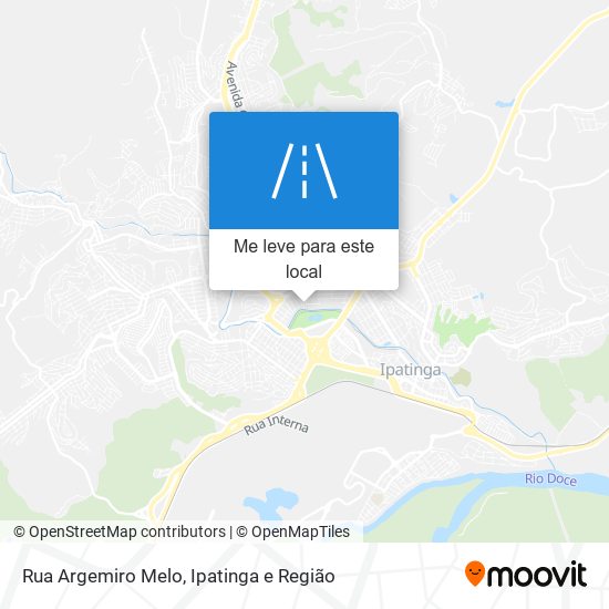 Rua Argemiro Melo mapa