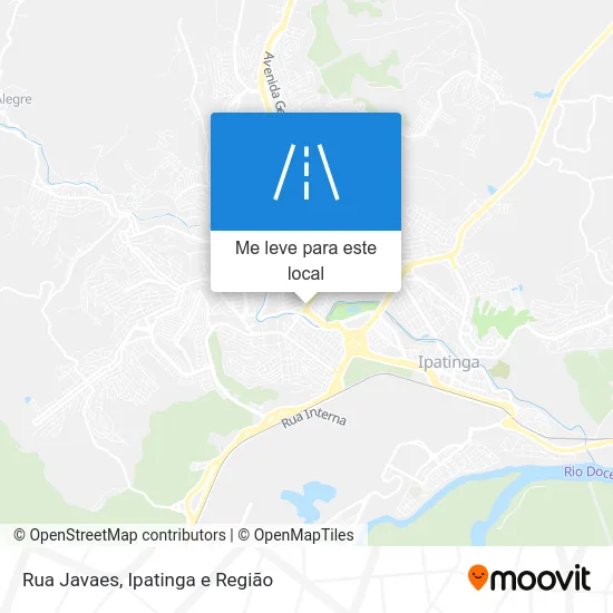 Rua Javaes mapa