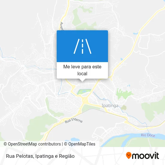 Rua Pelotas mapa