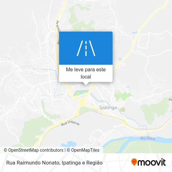 Rua Raimundo Nonato mapa