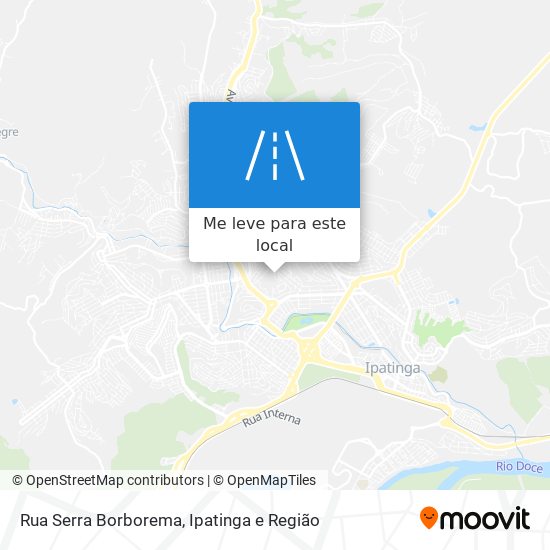 Rua Serra Borborema mapa