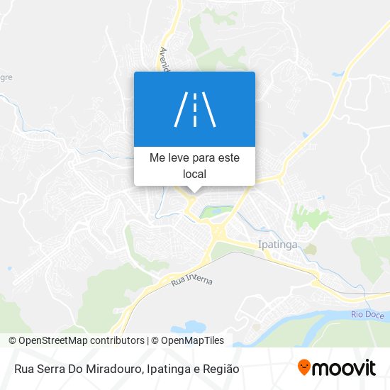 Rua Serra Do Miradouro mapa