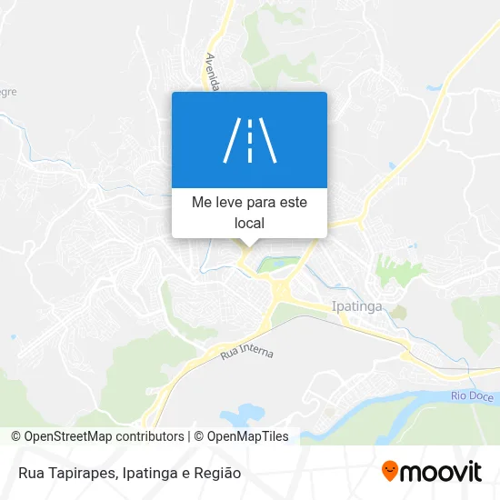 Rua Tapirapes mapa
