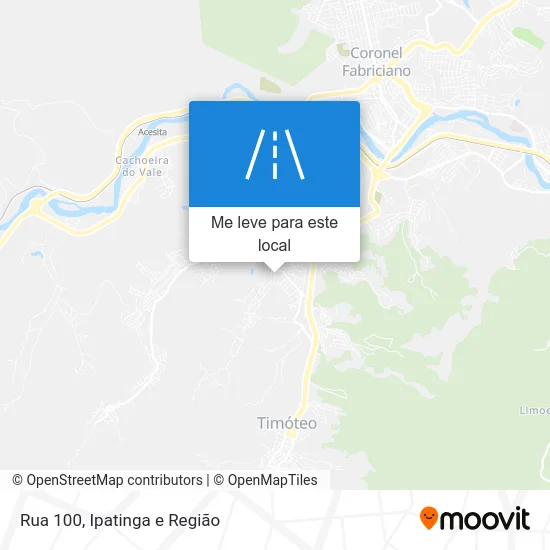 Rua 100 mapa
