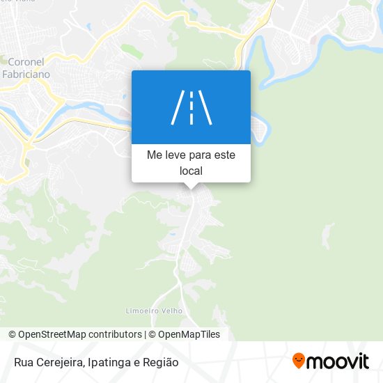 Rua Cerejeira mapa