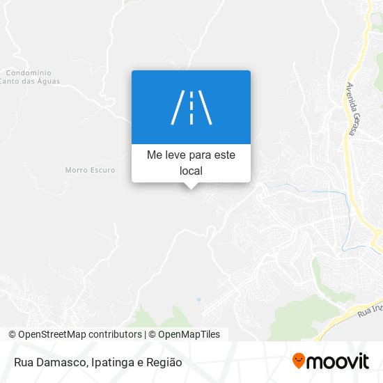 Rua Damasco mapa