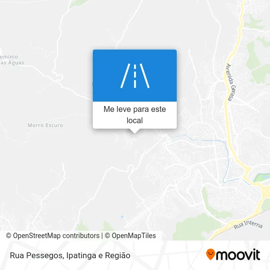 Rua Pessegos mapa