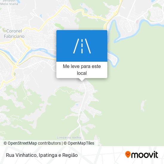 Rua Vinhatico mapa