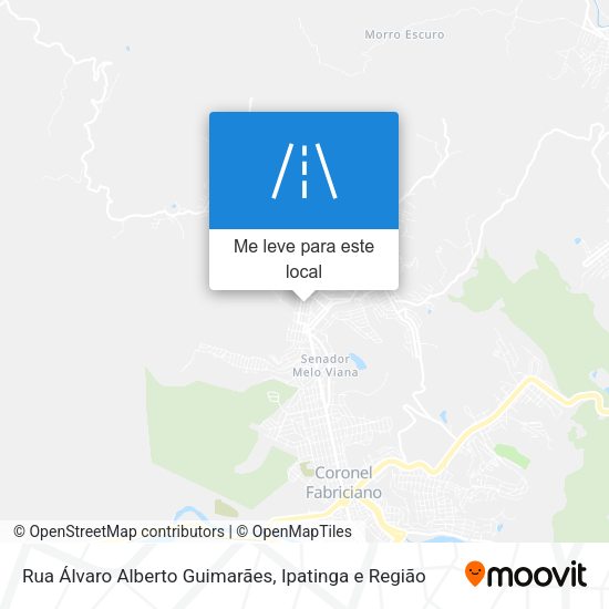 Rua Álvaro Alberto Guimarães mapa