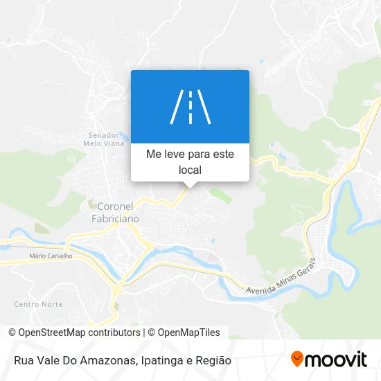 Rua Vale Do Amazonas mapa