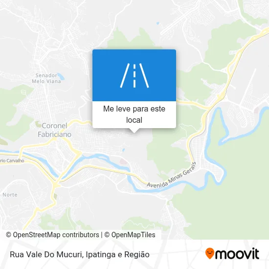 Rua Vale Do Mucuri mapa