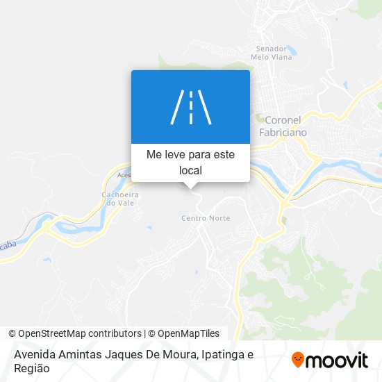 Avenida Amintas Jaques De Moura mapa