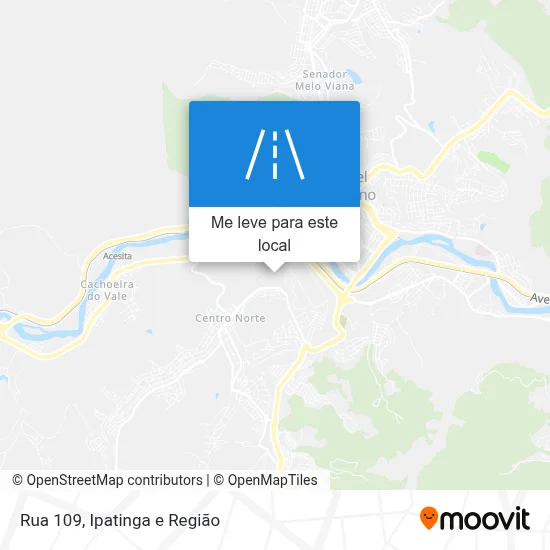 Rua 109 mapa