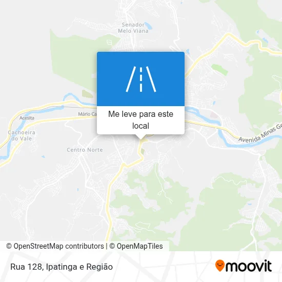 Rua 128 mapa