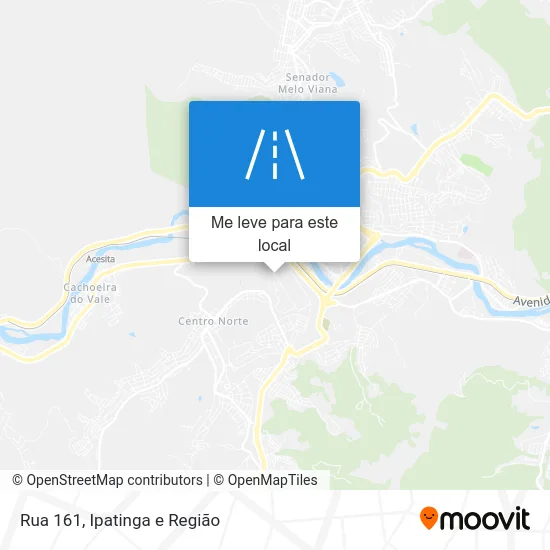 Rua 161 mapa