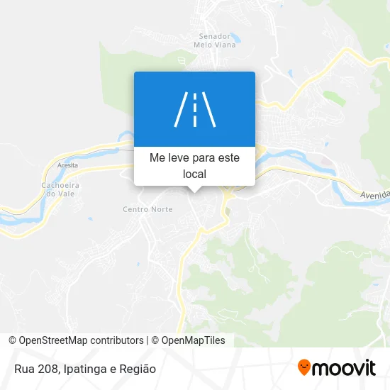 Rua 208 mapa
