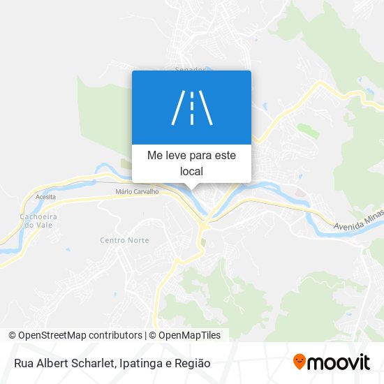 Rua Albert Scharlet mapa