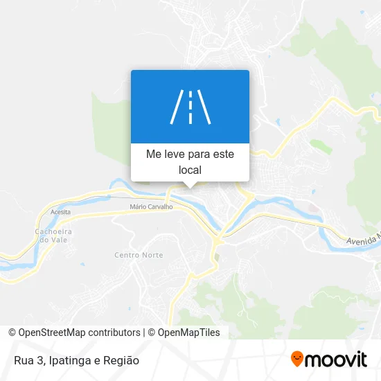 Rua 3 mapa