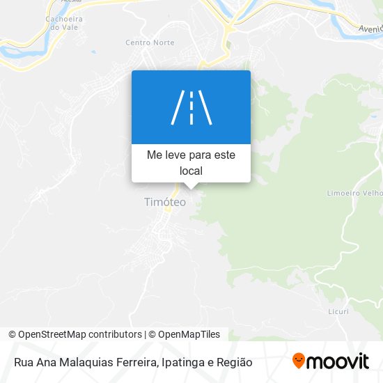 Rua Ana Malaquias Ferreira mapa