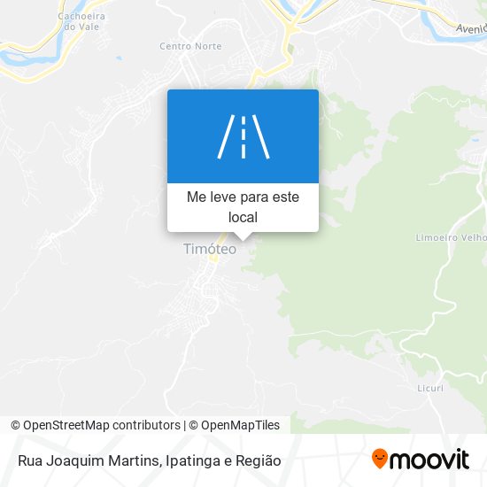 Rua Joaquim Martins mapa