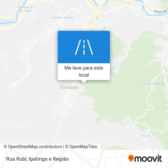 Rua Rubi mapa