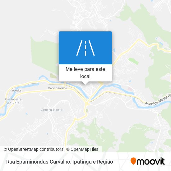 Rua Epaminondas Carvalho mapa