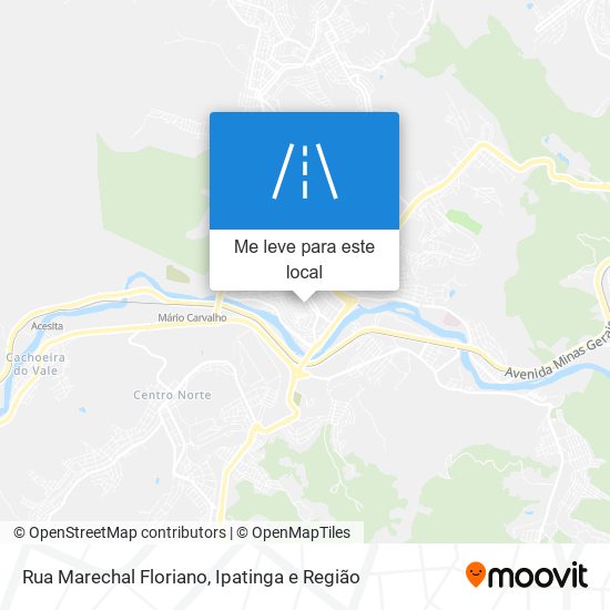 Rua Marechal Floriano mapa
