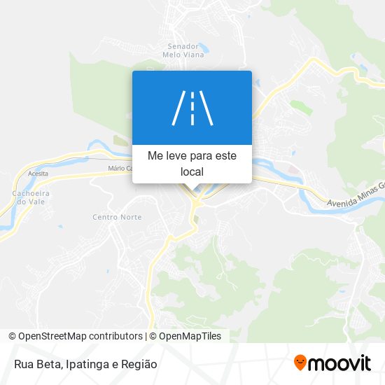 Rua Beta mapa