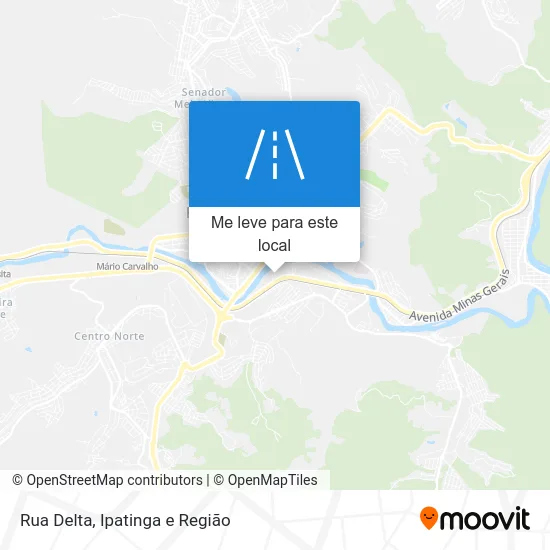 Rua Delta mapa