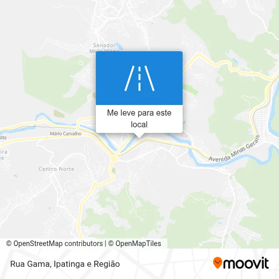Rua Gama mapa