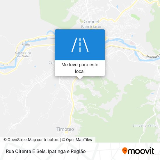 Rua Oitenta E Seis mapa