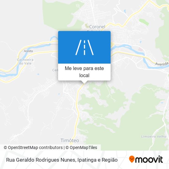 Rua Geraldo Rodrigues Nunes mapa