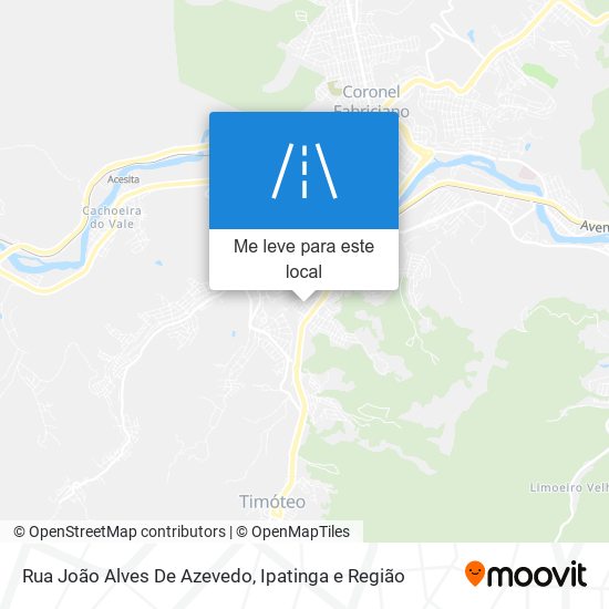 Rua João Alves De Azevedo mapa