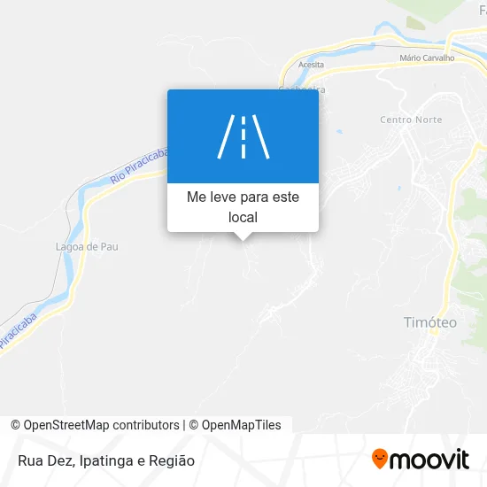 Rua Dez mapa