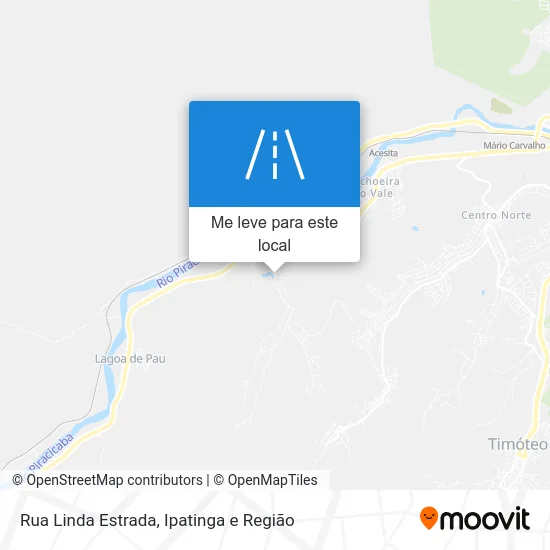 Rua Linda Estrada mapa