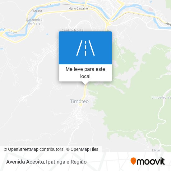 Avenida Acesita mapa