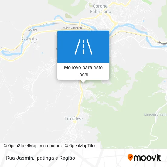 Rua Jasmin mapa