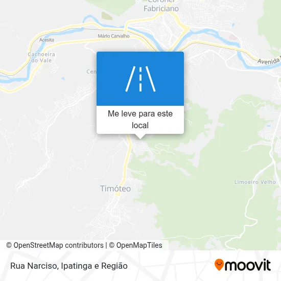 Rua Narciso mapa