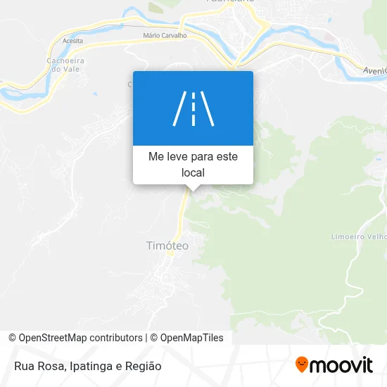 Rua Rosa mapa