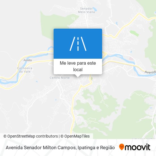 Avenida Senador Milton Campos mapa